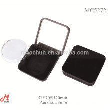 MC5273 Square 53mm plastic packaging cosmetic compact case with mirror